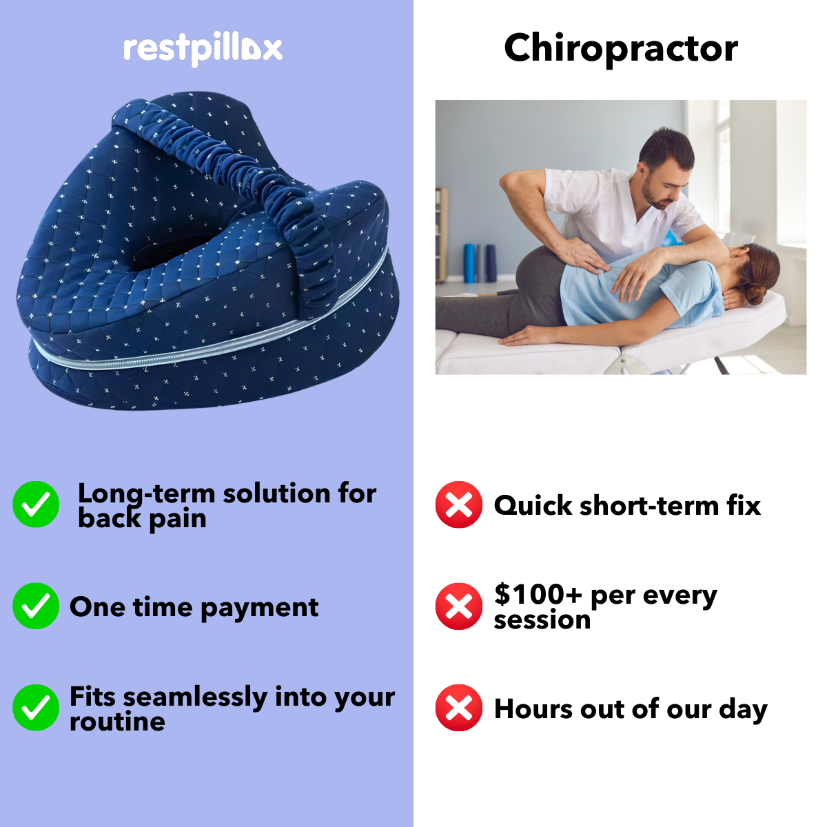 Restpillux® Pain Relief Pillow - Sleep Better, Wake Up Pain-Free