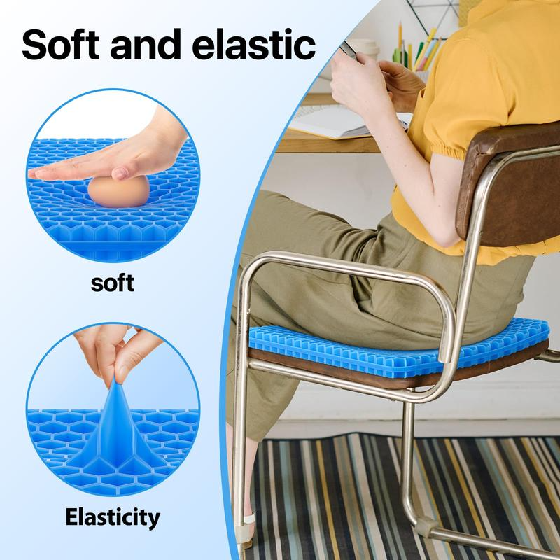 Restpillux® Gel Seat Cushion - Home Office Wheelchair Chair Cars